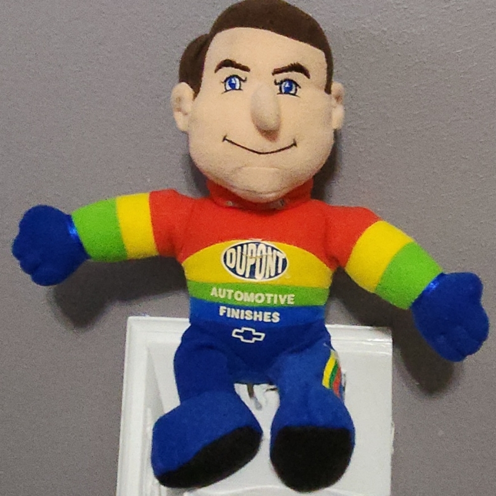DUPONT JEFF GORDON  #24  Doll. Beanie. Great for office shelf. Nascar